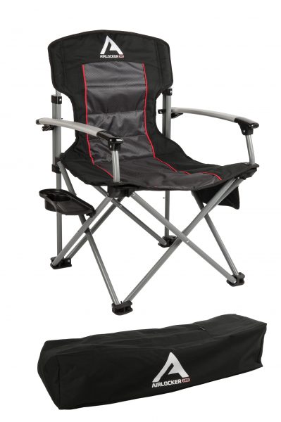 AIR LOCKER CAMPING CHAIR WITH TABLE