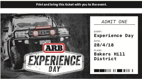Experience Day Ticket