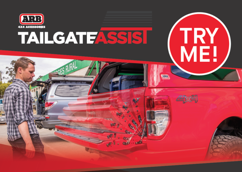 Tailgate Assist A4 Vehicle Sticker