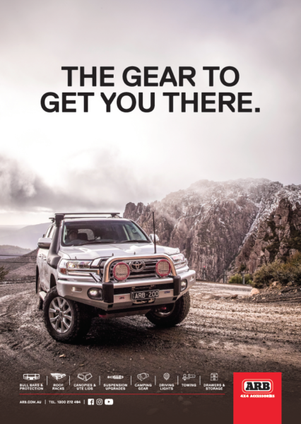 THE GEAR TO GET YOU THERE (MOUNTAIN) PRINT AD