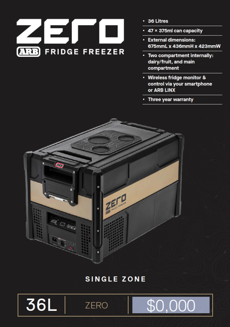 A5 Editable ZERO Fridge Freezer Tickets