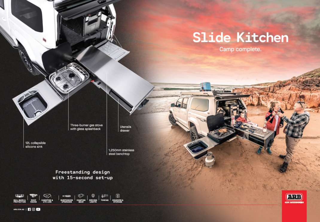 Slide Kitchen A4 Double Page Print Ad