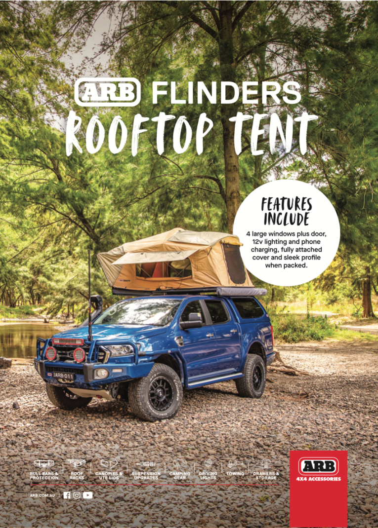 Flinders Rooftop Tent Print Ad
