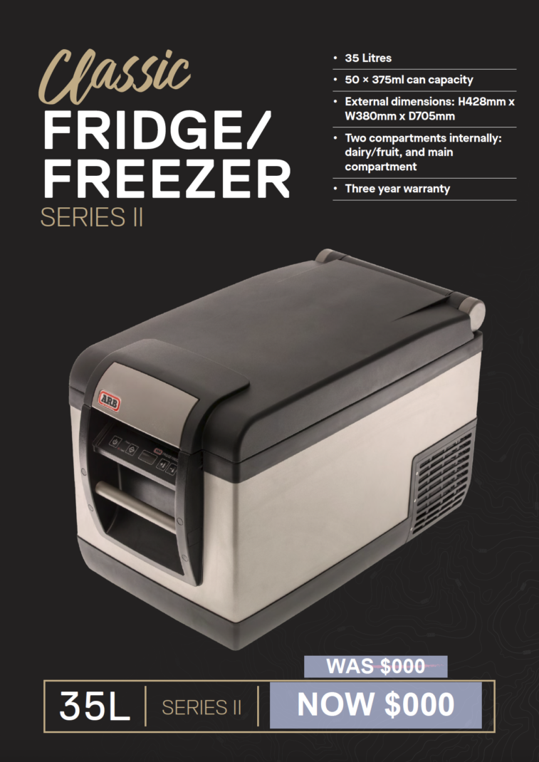 A5 Classic Fridge Freezer Ticket (Was/Now Editable)