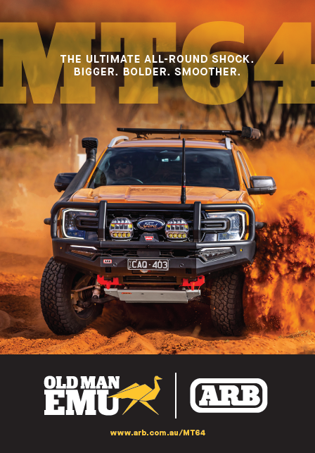 OME MT64 Suspension launch Print Ad Template