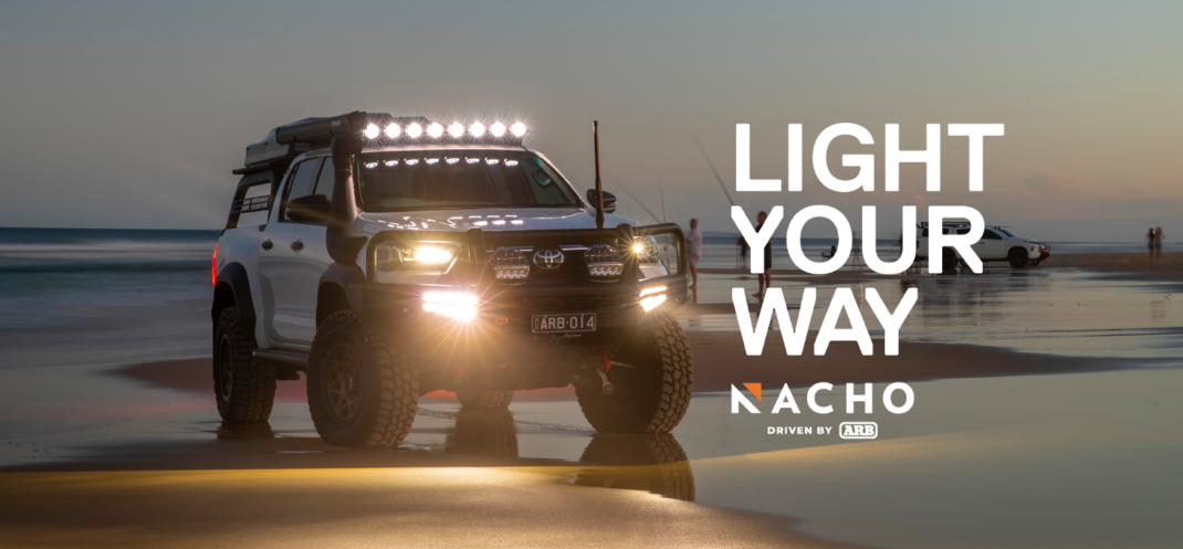 Nacho Lights Launch Website Banner
