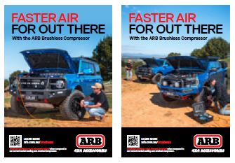 ARB Brushless Compressor Launch – Print Posters