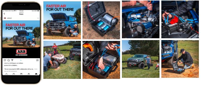 ARB Brushless Compressor Launch – Social Media Carousel