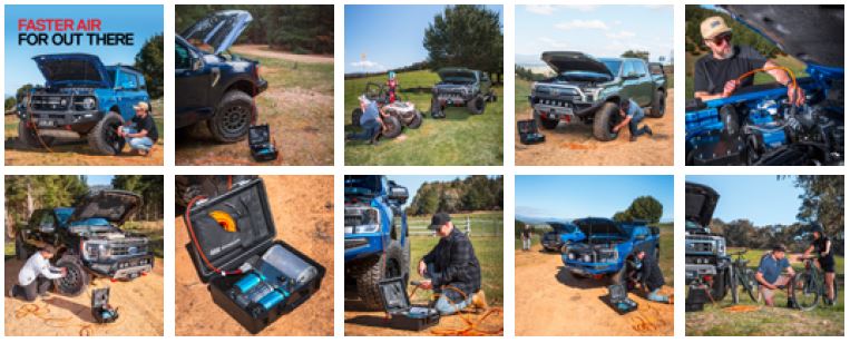 ARB Brushless Compressor Launch – Social Media Tiles