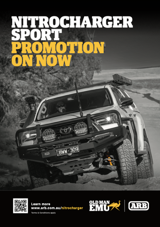 Old Man Emu Nitrocharger Sport Promotion A4 Poster