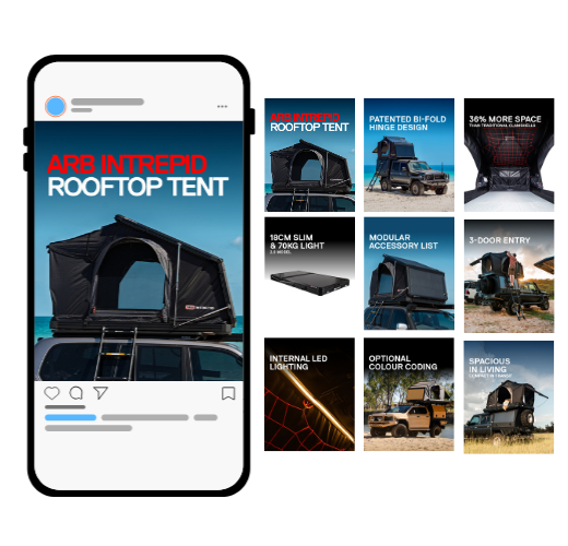 ARB Intrepid Launch – Instagram Feature Carousel