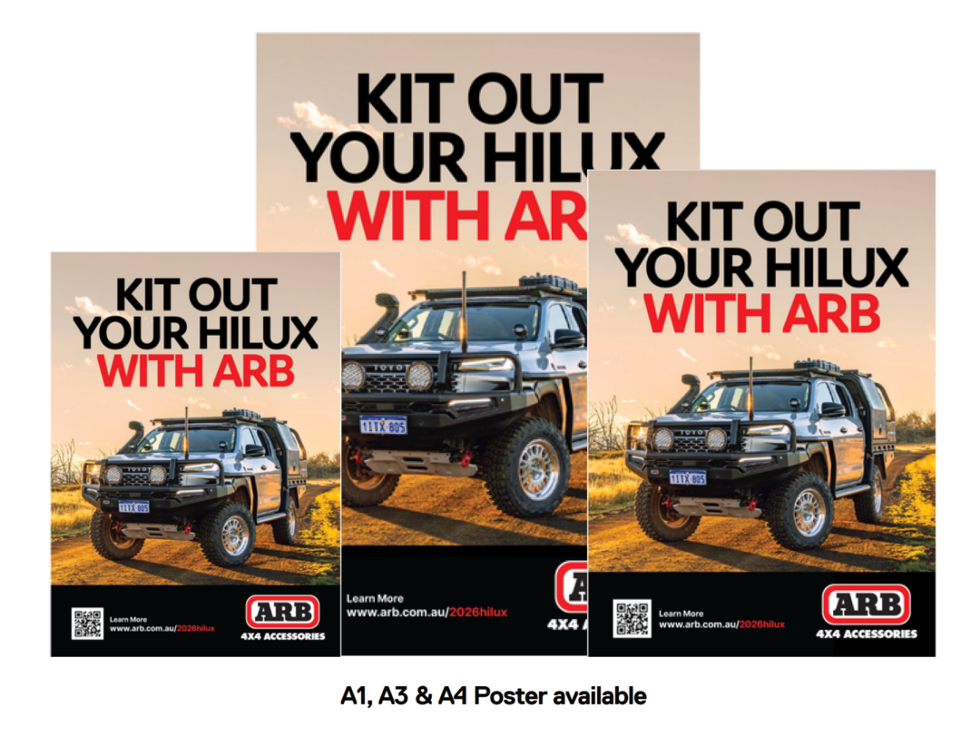 2026 Toyota HiLux – Print Posters A4, A3, A1