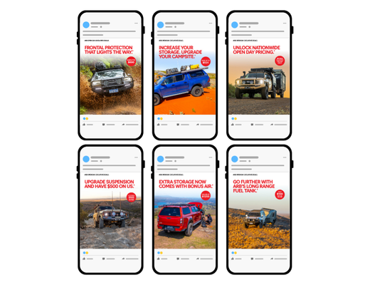 ARB Open Day  – Product Promo Social Media Assets (Stockist)
