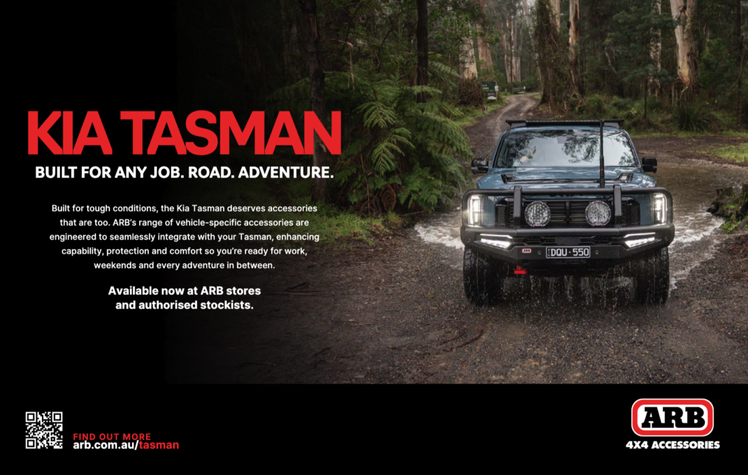 Kia Tasman Double Page Spread
