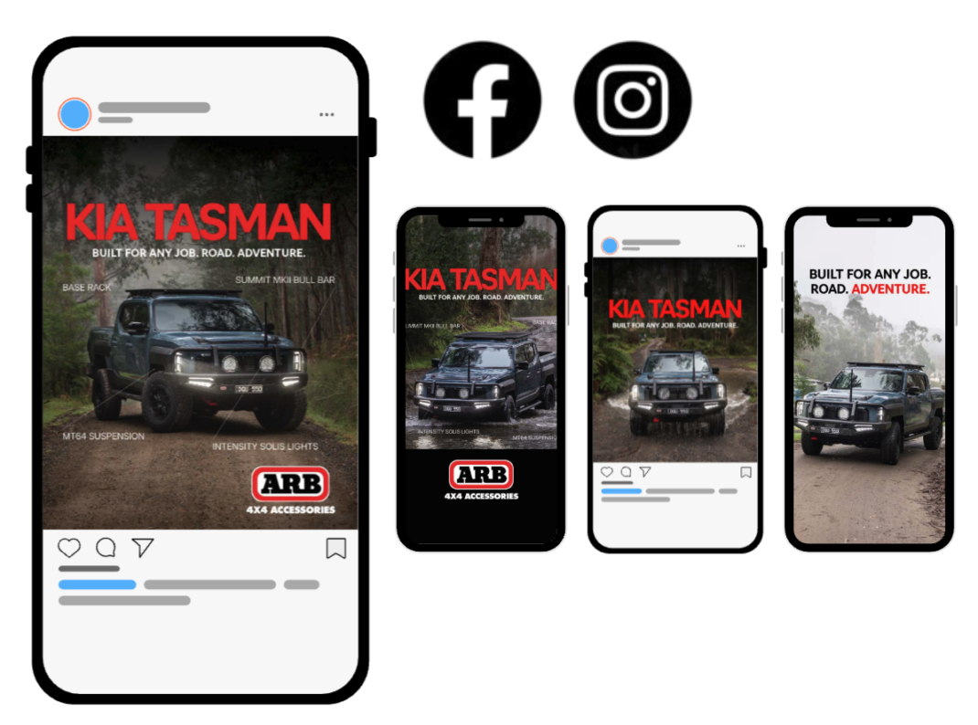 Kia Tasman Social Media Story