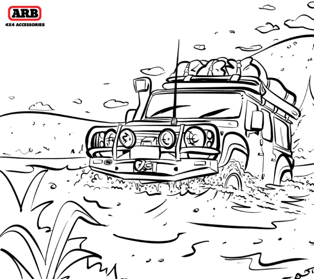 Fathers Day Colouring In Page (Blank Version)